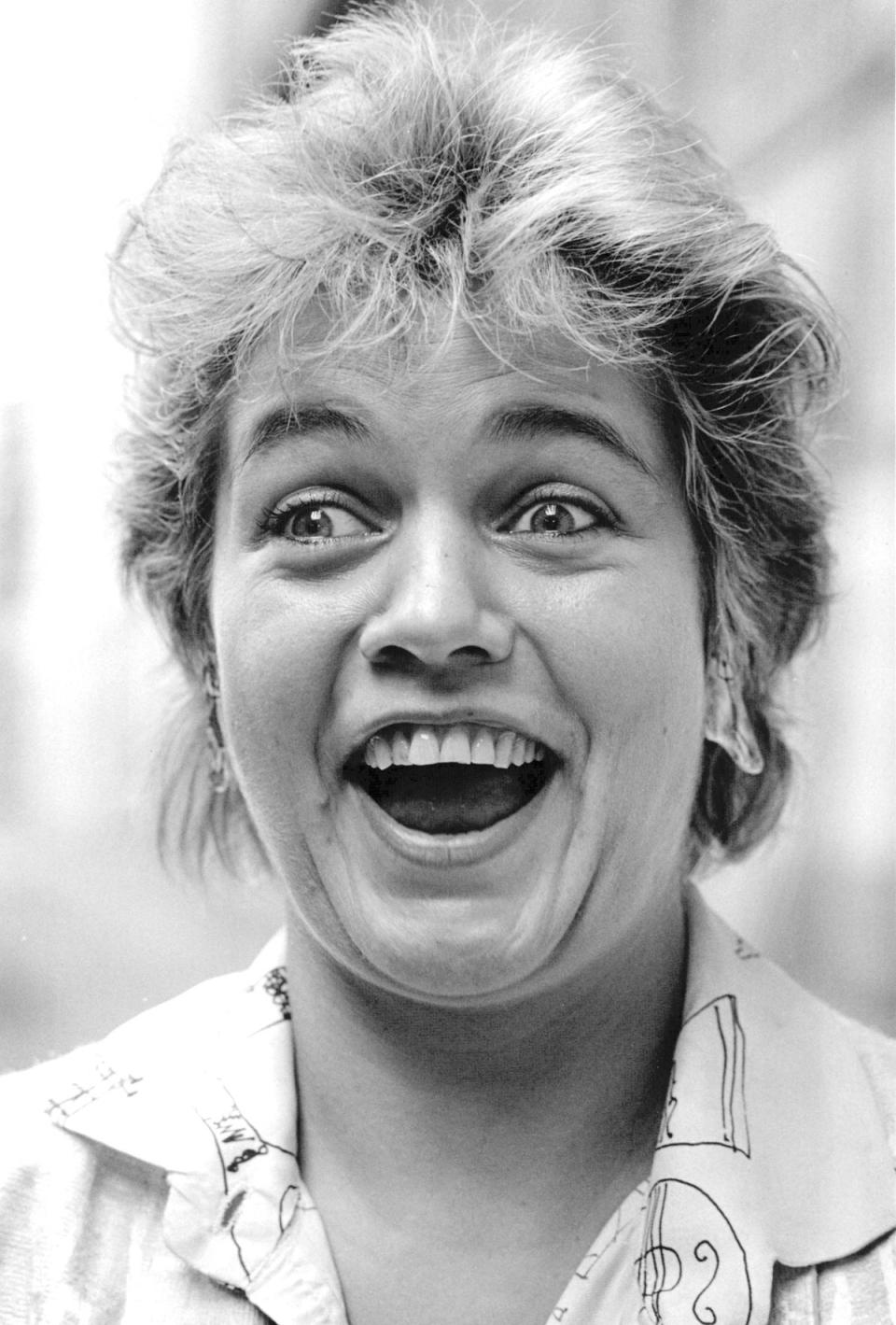 Susanna Samson at the Options Women Mean Business Awards, 1986 (John Voos/Independent)