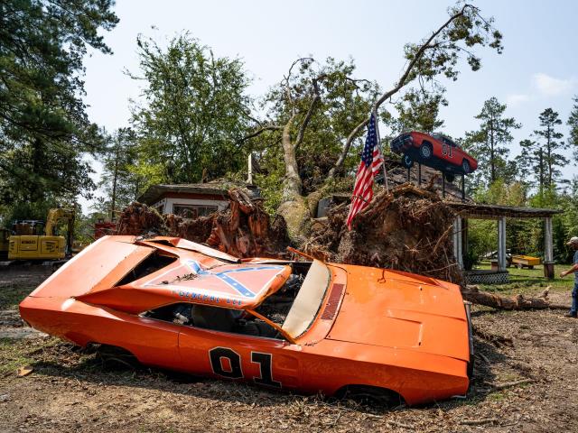 The Dukes of Hazzard's famous 'General Lee' car was destroyed in Hurricane  Ida, actor reveals