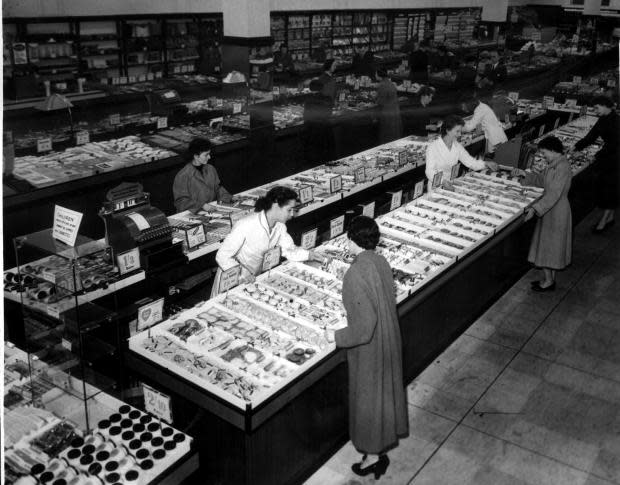 Cosmetics in the sixties, Boots and Woolworths.