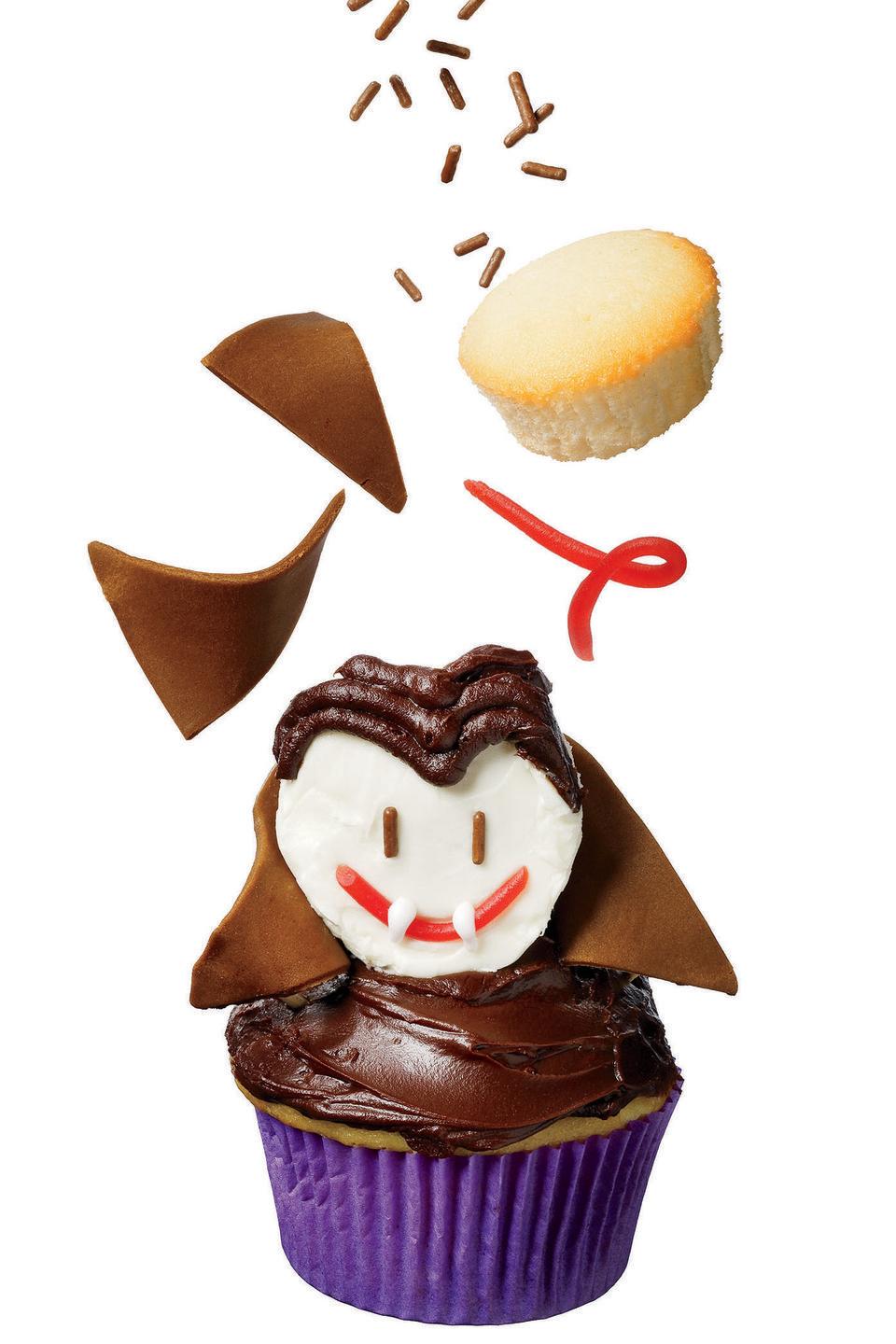 Fang-tastic Dracula Cupcake