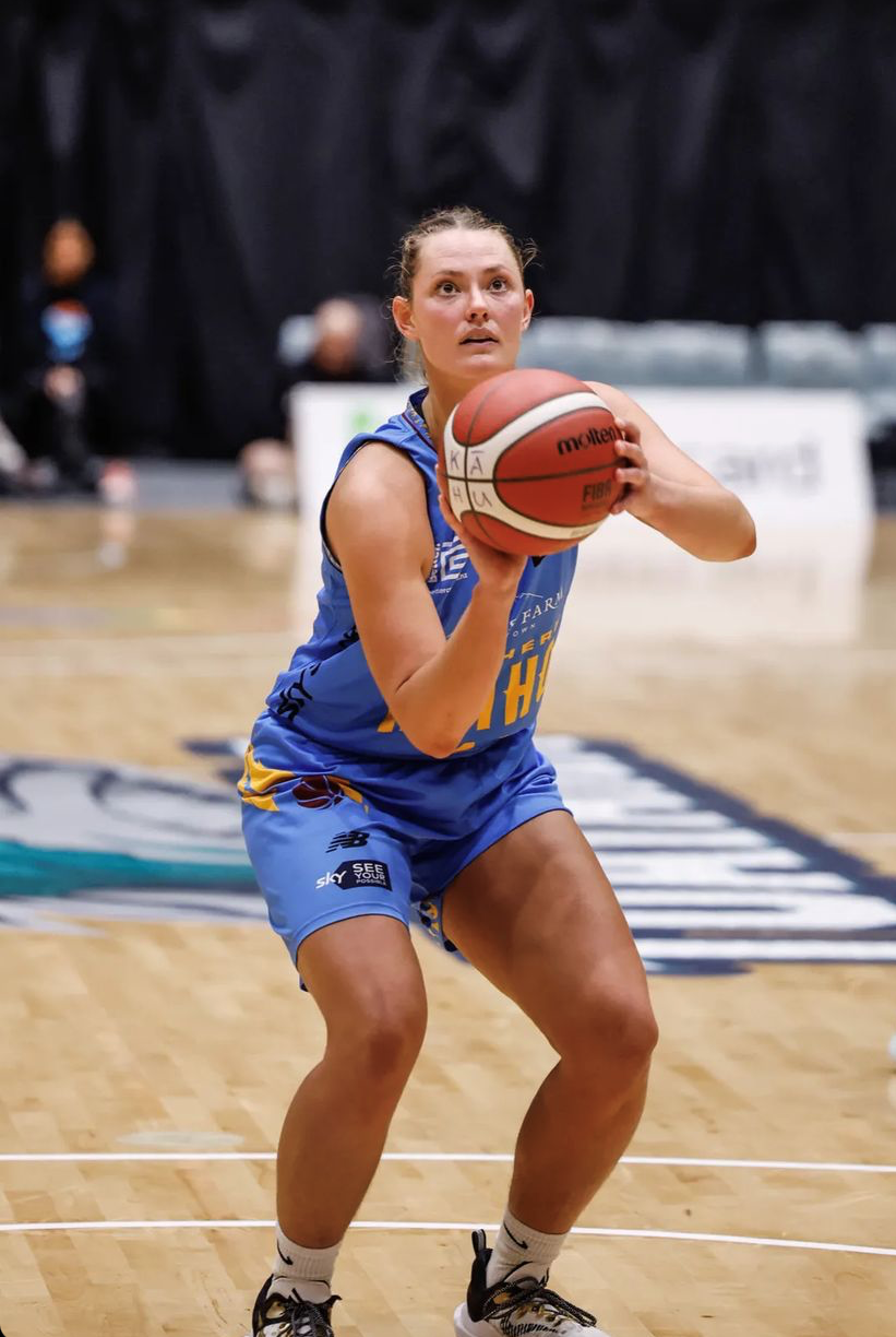 Former Ashland University women's basketball standout Laina Snyder is playing professionally overseas.