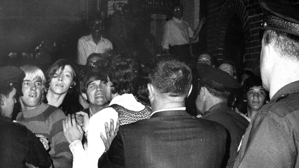 Stonewall Inn nightclub raided.  (NY Daily News via Getty Images file)