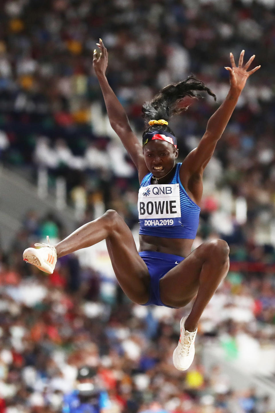 Tori Bowie long jump