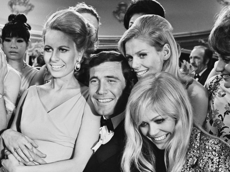 george lazenby in On Her Majesty's Secret Service