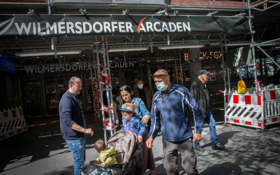 Shoppers in Berlin