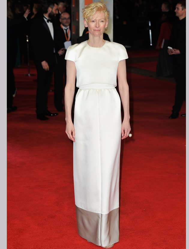 BAFTAs 2012: Tilda Swinton in Celine