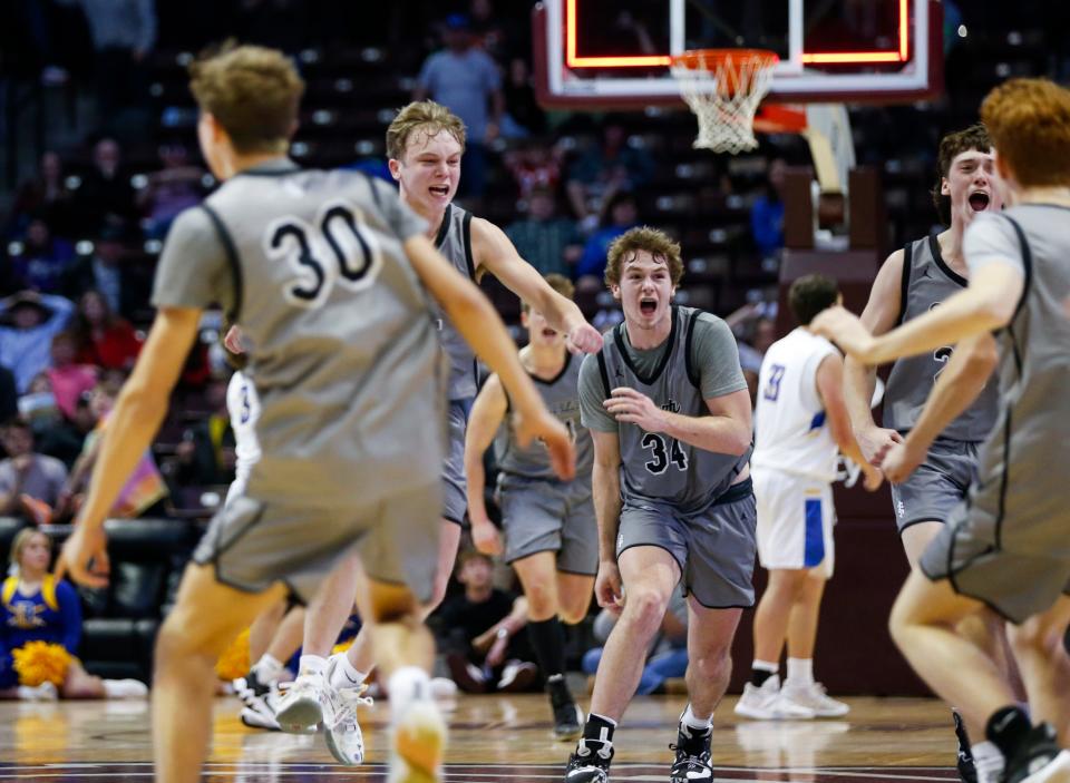 The Sparta Trojans took on the Bolivar Liberators in a Blue Division semifinal game of the Blue & Gold Tournament at Great Southern Bank Arena on Wednesday, Dec. 28, 2022.