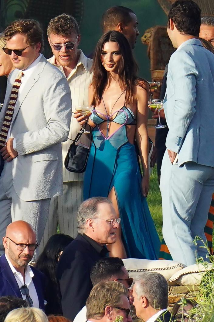 May 29, 2022, Saint-Tropez, France: Wedding of Ari Emanuel and Sarah Staudinger in St-Tropez, with guests Emily Ratajkowski, Elon Musk, Puff Daddy, Larry David and Rahm Emanuel....280954 2022-05-28 Saint-Tropez France. (Credit Image: © Eliot/Starface via ZUMA Press)