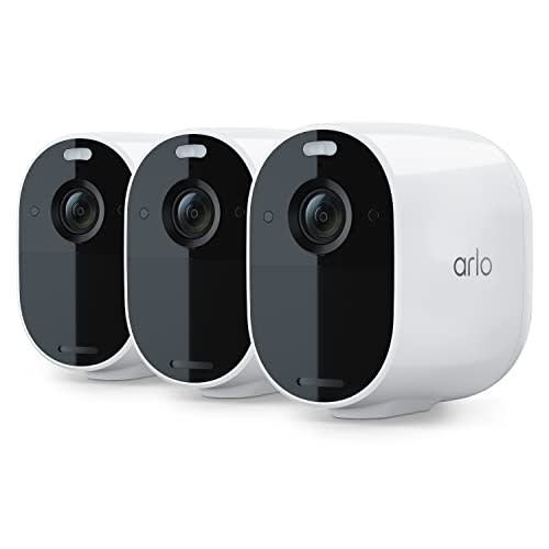 Arlo Essential Spotlight Camera - 3 Pack - Wireless Security, 1080p Video, Color Night Vision,…
