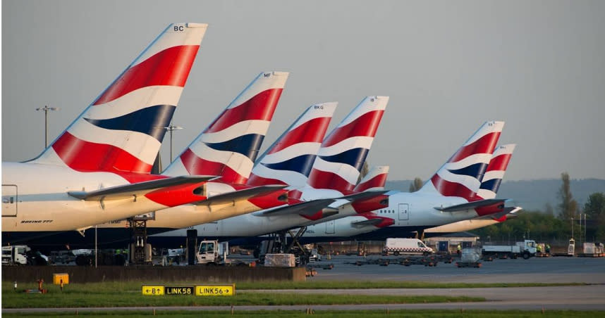 英國倫敦希斯洛機場（Heathrow airport）近日一輛維珍航空（Virgin）的787班機和英國航空（British Airways）的空中巴士A350在停機坪發生擦撞。（示意圖／Pixabay）