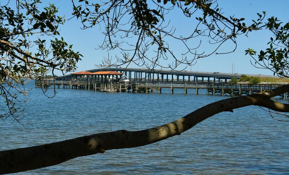 The Eau Gallie Pier in Melbourne, along the Indian River Lagoon.