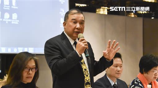 林正雄指出，台灣房市代售戶數連2年下滑、推案量上看1.2兆已經來到黃金交叉。（圖／記者陳韋帆攝影）