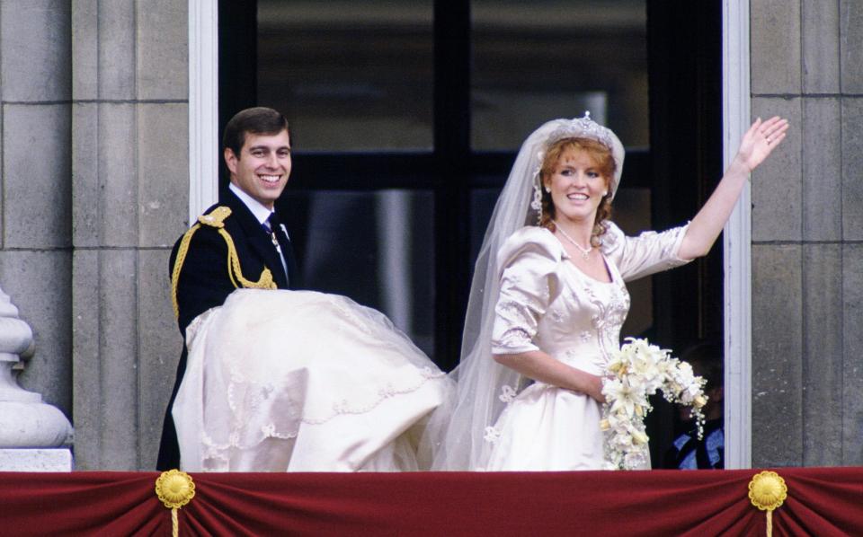 The duo's royal wedding, in 1986 - Tim Graham/Getty 