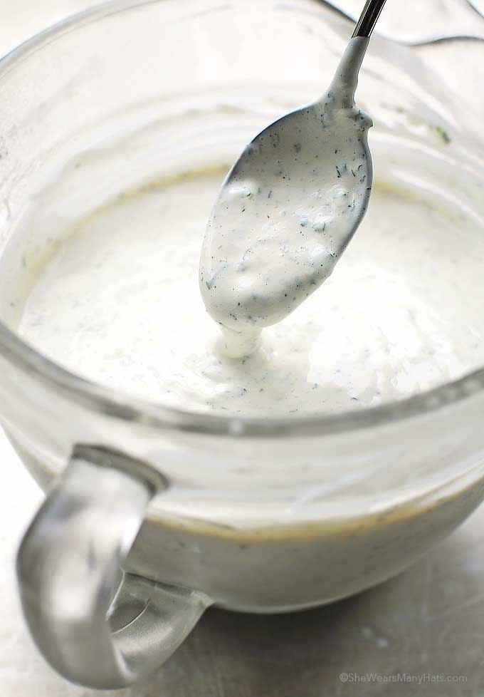 Homemade Buttermilk Ranch Dressing