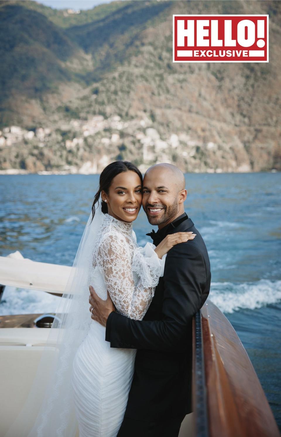 Rochelle and Marvin renewed their vows (Chelsea White/Hello!/PA)