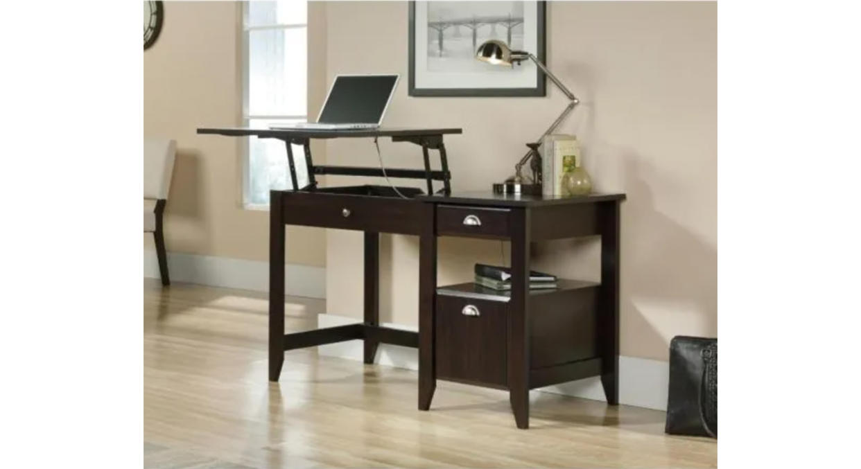 This desk which has plenty of storage to keep important documents organised.