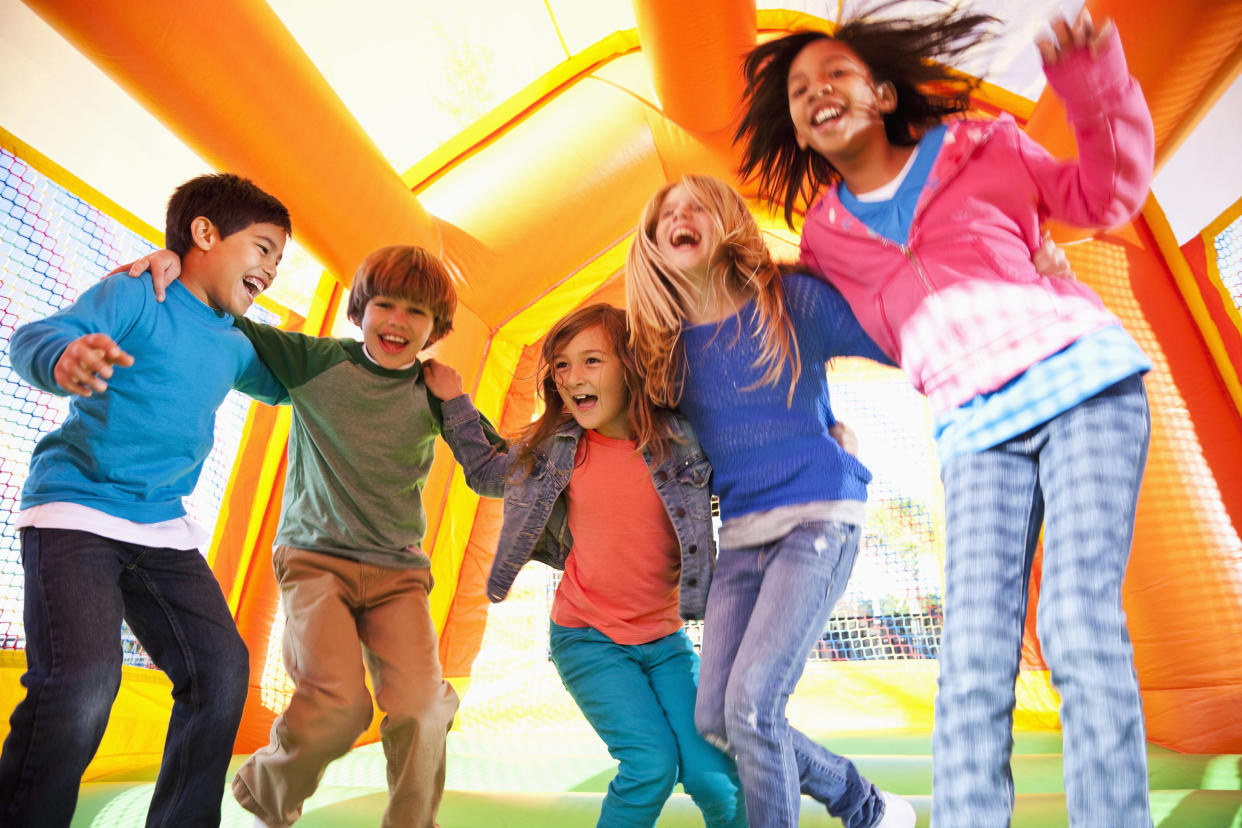 Bounce houses are a hit with kids — and reasonably priced enough so that families are buying their own. But how safe are they? (Getty Images)