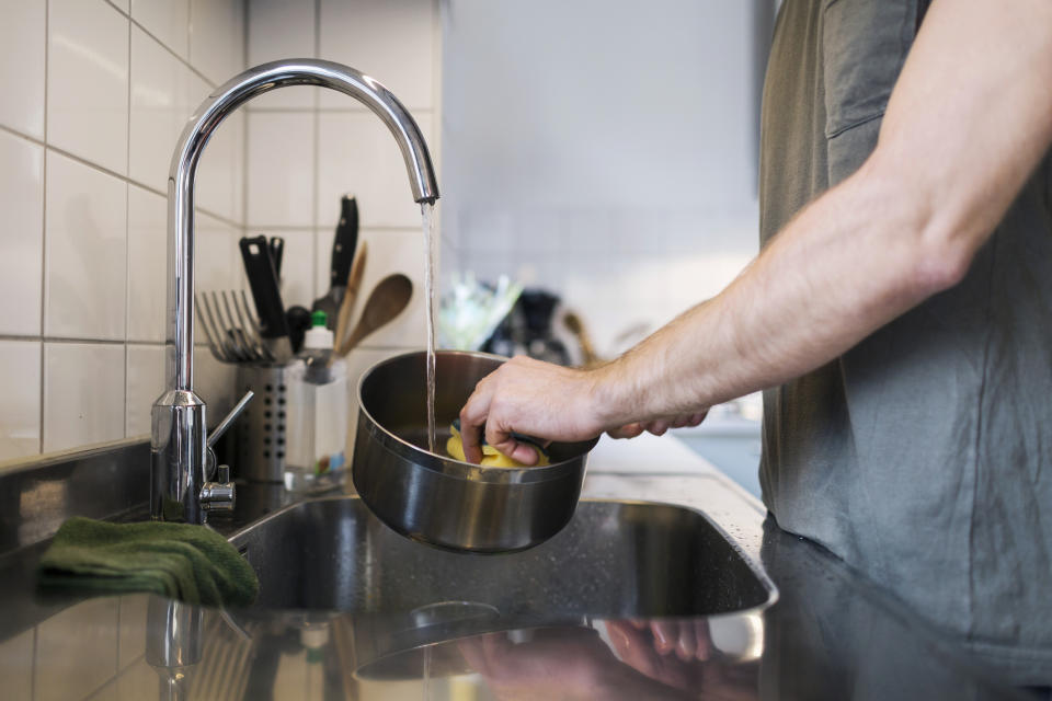 Have we been washing our pans all wrong? [Photo: Getty]