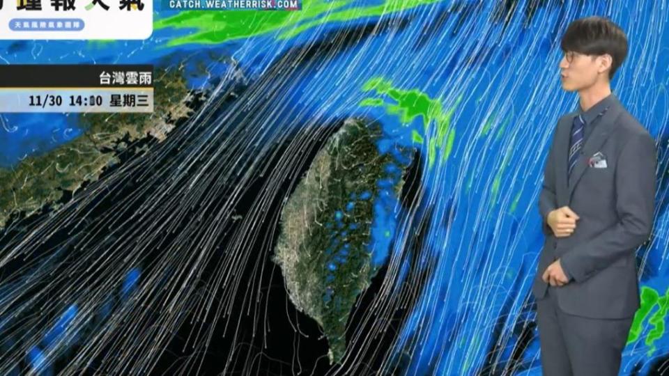 北部、東北部受冷空氣影響最大。（圖／翻攝自天氣風險臉書）