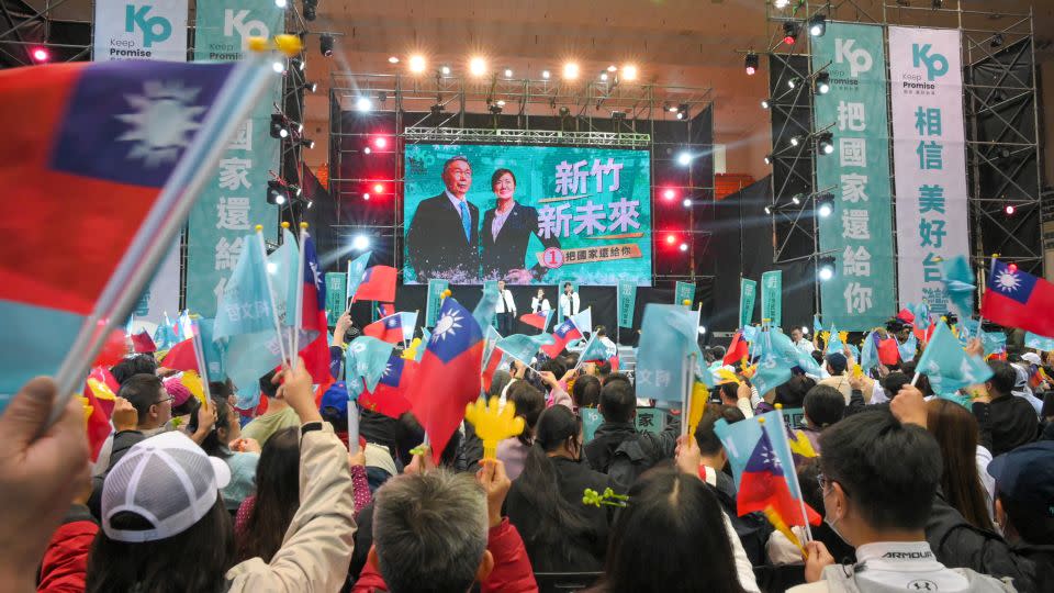 Taiwan is in the midst of a presidential election campaign - Sam Yeh/AFP/Getty Images