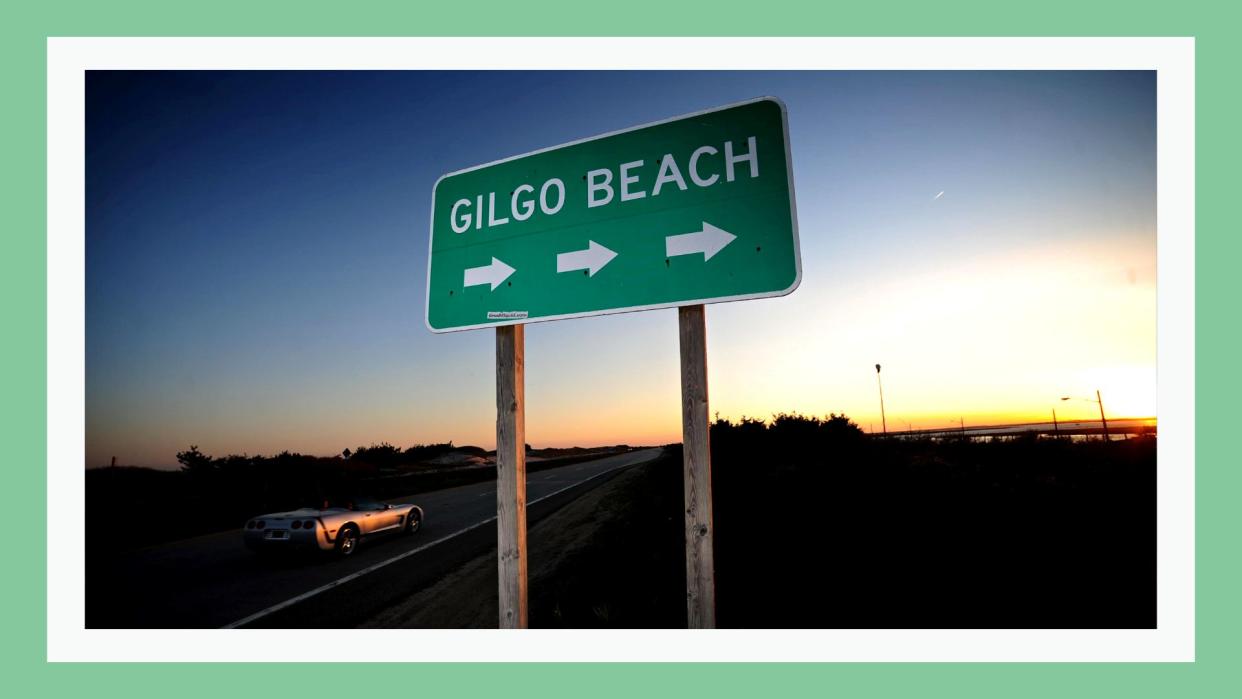  Has the Gilgo Beach serial killer been caught? Pictured: A sign pointing towards Gilgo Beach on Long Island 