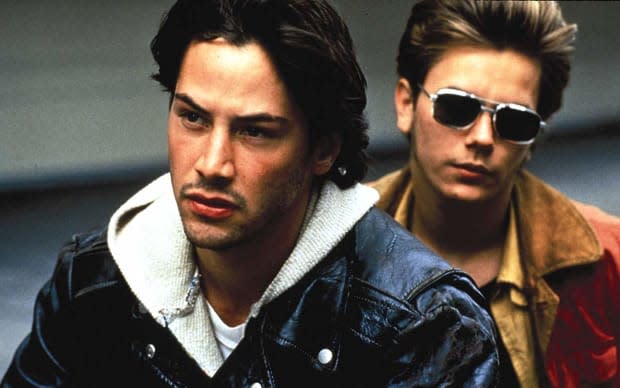 Keanu Reeves and River Phoenix in "My Own Private Idaho"<p>Fine Line Features</p>