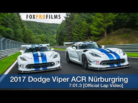 Dodge Viper ACR -7:01.3