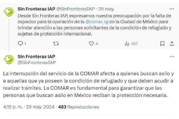 sin fronteras iap