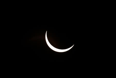 A solar eclipse is observed at Coquimbo