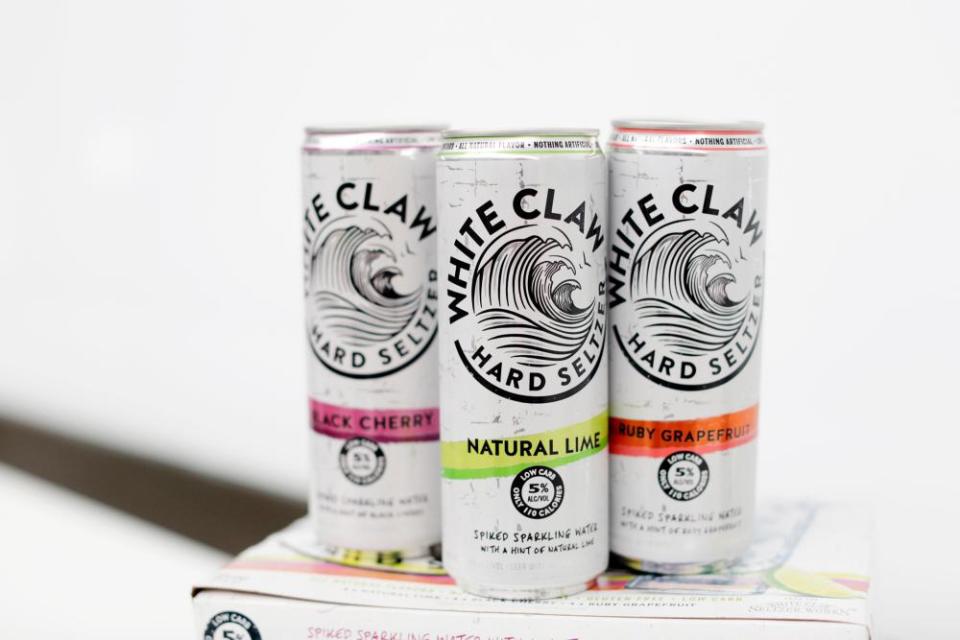 A variety of White Claw Hard Seltzers