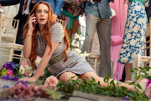 <p>Patrick Redmond / Netflix</p> Lindsay Lohan in <em>Irish Wish</em> (2024)