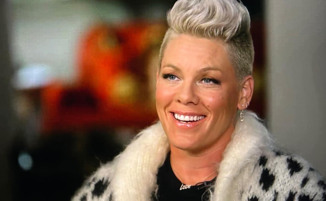 Pink gives an open-book interview to 60 Minutes.