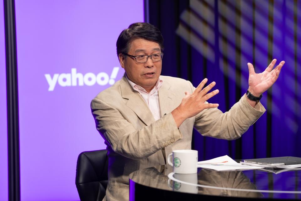 台灣民意基金會董事長游盈隆接受Yahoo TV《今天誰來沛》節目訪問