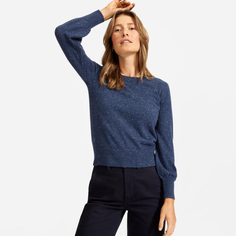 The Cashmere Lantern Sweater