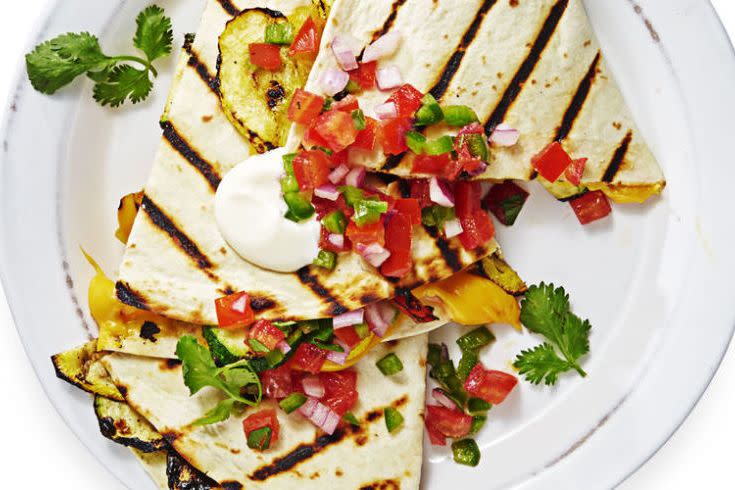 Smoky Veggie Quesadillas