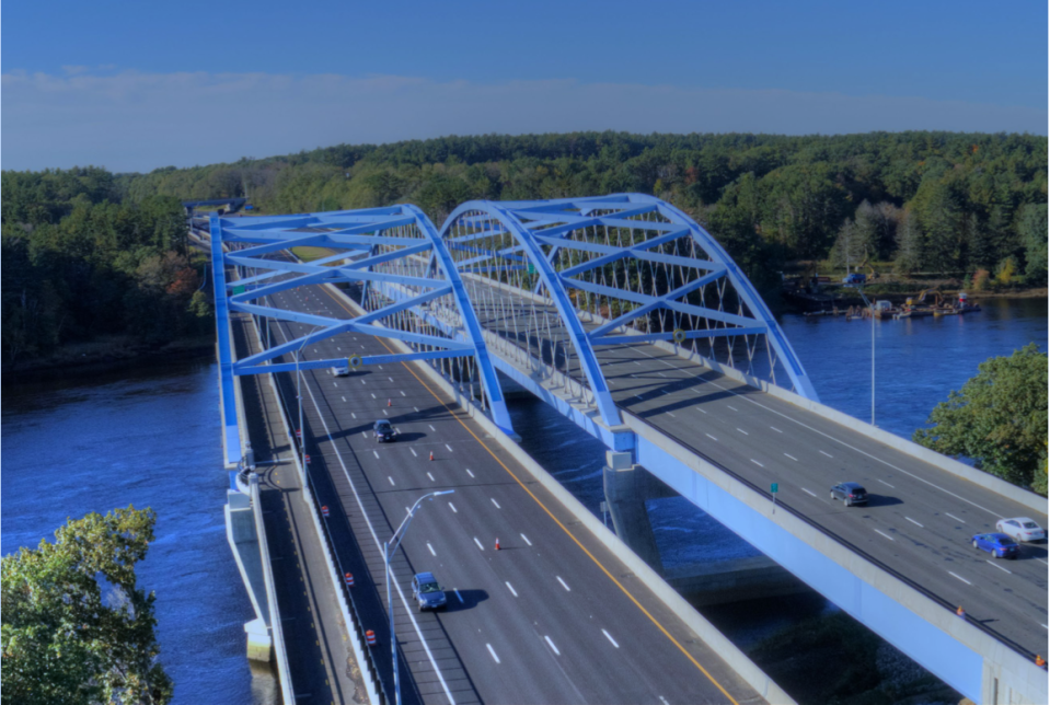 MassDOT Whittier Bridge, I-95 over Merrimack River