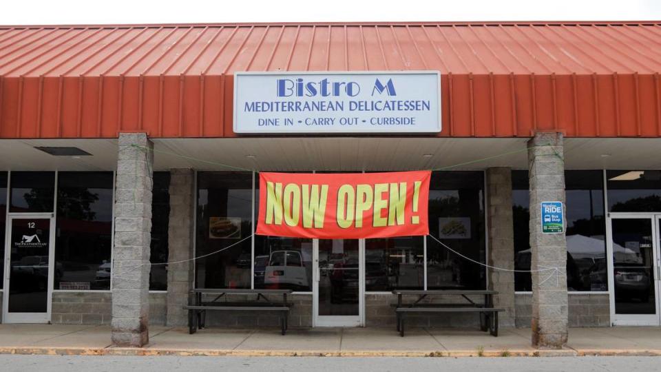 Bistro M serves Mediterranean food and is family-owned.