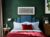 <p>This John Lewis bedroom is a masterclass in successfully mixing bold colours by picking up matching undertones – here all of the colours are rich jewel shades. These tones will usually create a luxurious feel, especially if used on heavy upholstery like velvet. A great choice if you want to create a boutique hotel feel. </p><p>Pictured: <a href="https://www.johnlewis.com/brand/john-lewis-partners/boutique/_/N-1yzsz8dZ1z0r35w" rel="nofollow noopener" target="_blank" data-ylk="slk:Boutique Upholstered Bed, and all soft furnishings at John Lewis & Partners" class="link ">Boutique Upholstered Bed, and all soft furnishings at John Lewis & Partners</a> </p>