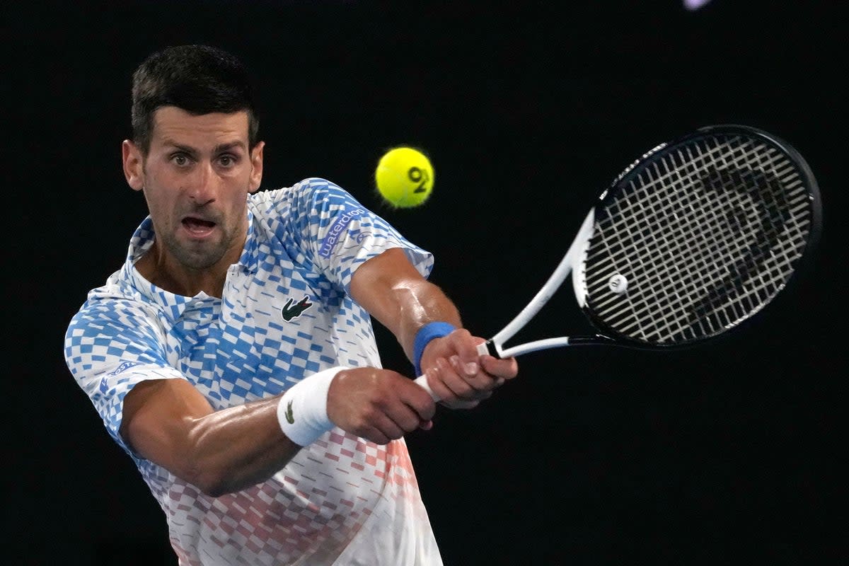 Novak Djokovic has reached the quarter-finals of the Australian Open for the 13th time (Ng Han Guan/AP) (AP)
