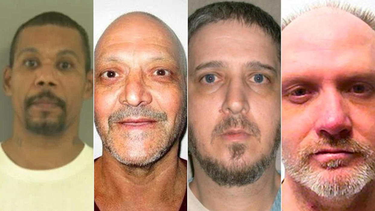 Oklahoma death row inmates John Hanson, Richard Fairchild and Richard Glossip are slated to be executed over the next two years; James Coddington was put to death in August.
