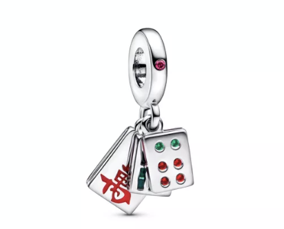 Pandora Mahjong Triple Dangle Charm. PHOTO: Lazada