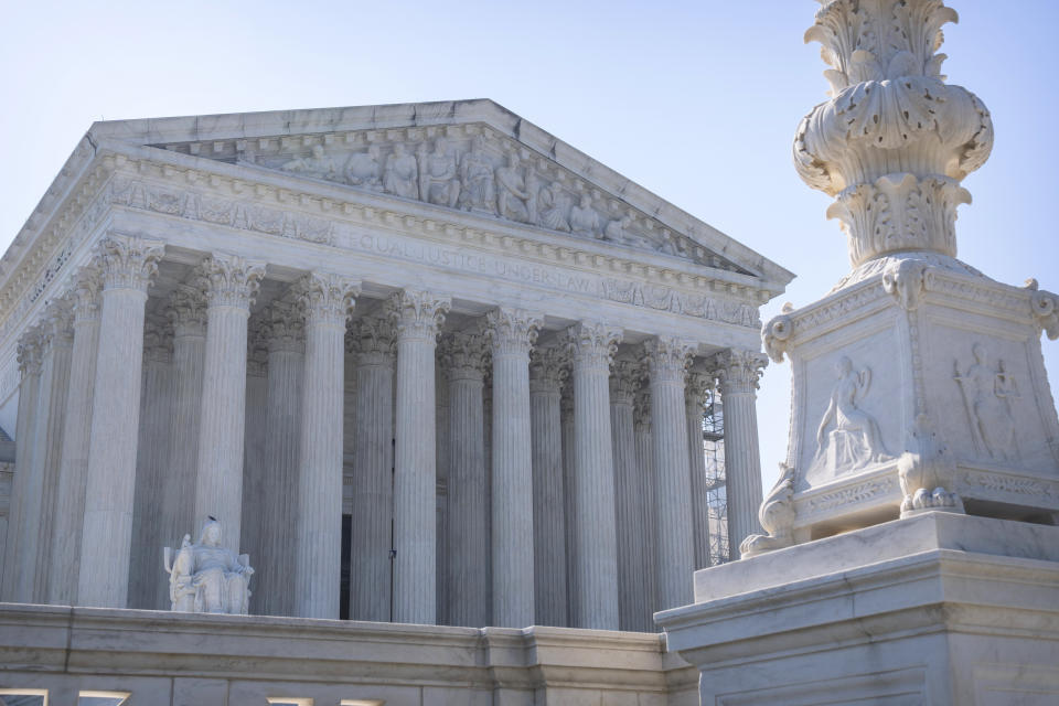 The Supreme Court building is seen on Thursday, June 13, 2024, in Washington. (AP Photo/Mark Schiefelbein)