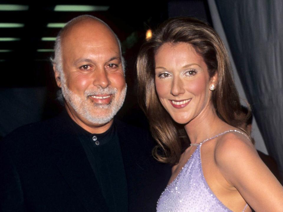 Rene Angelil and Celine Dion