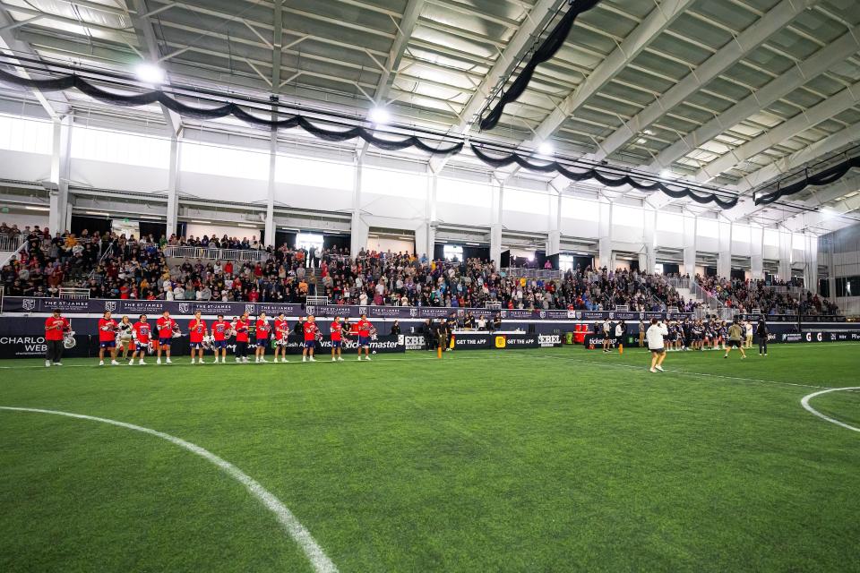 The crowd before Sunday's final at The St. James in Springfield, Virginia. (Premier Lacrosse League)