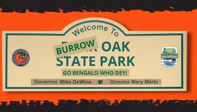 Ohio State Parks temporarily renamed to honor Bengals