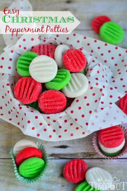 Easy Christmas Peppermint Patties