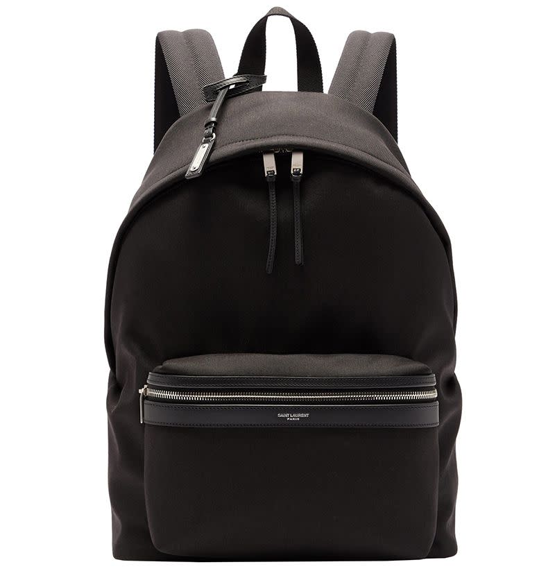 Saint Laurent City Canvas Backpack