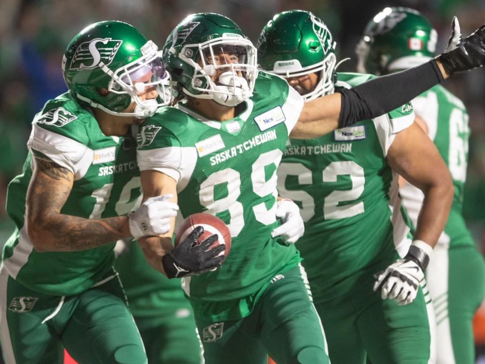 The CFL players association told seven teams, including the Saskatchewan Roughriders, not to report to training camp.   (The Canadian Press - image credit)