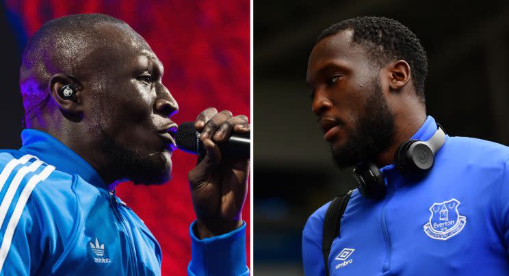 Stormzy was mistaken for Lukaku (Getty)