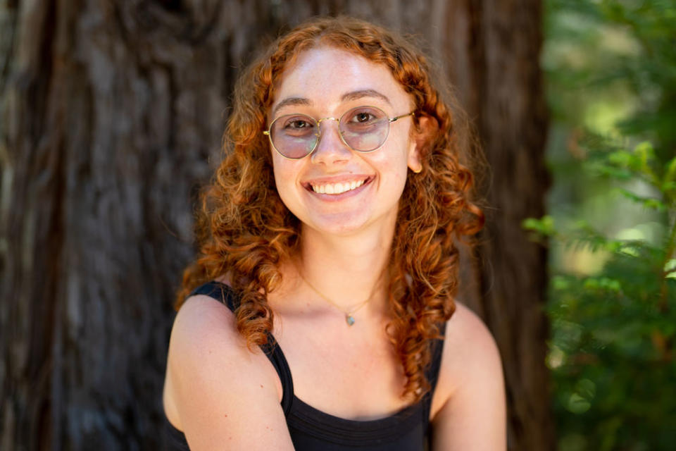 During her first year in college, Olivia Disabatino says she “felt like a deer in the headlights.” Disabatino is now a junior at the University of California, Santa Cruz. (Amanda Cain/The Hechinger Report)